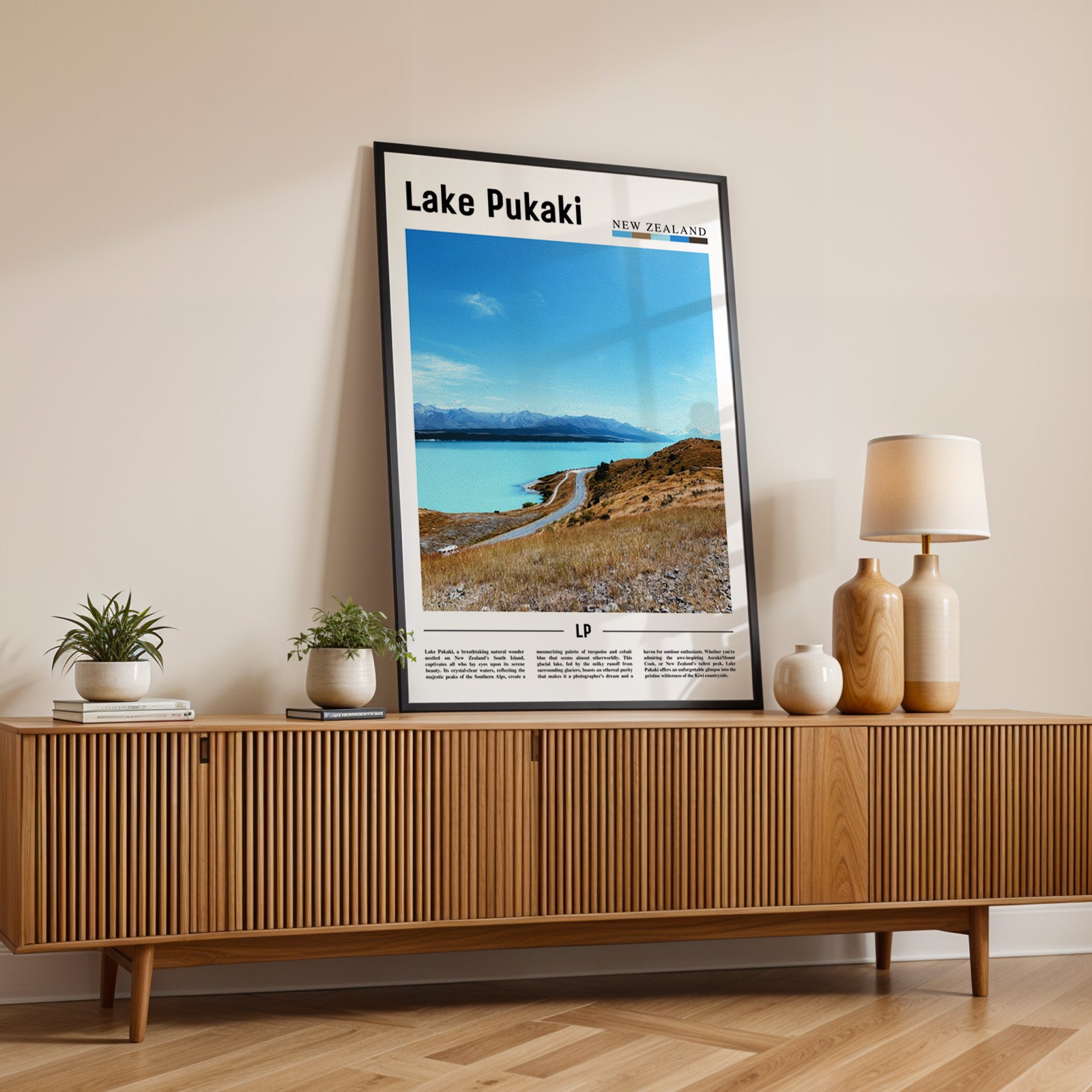 Lake Pukaki New Zealand Photographic Poster