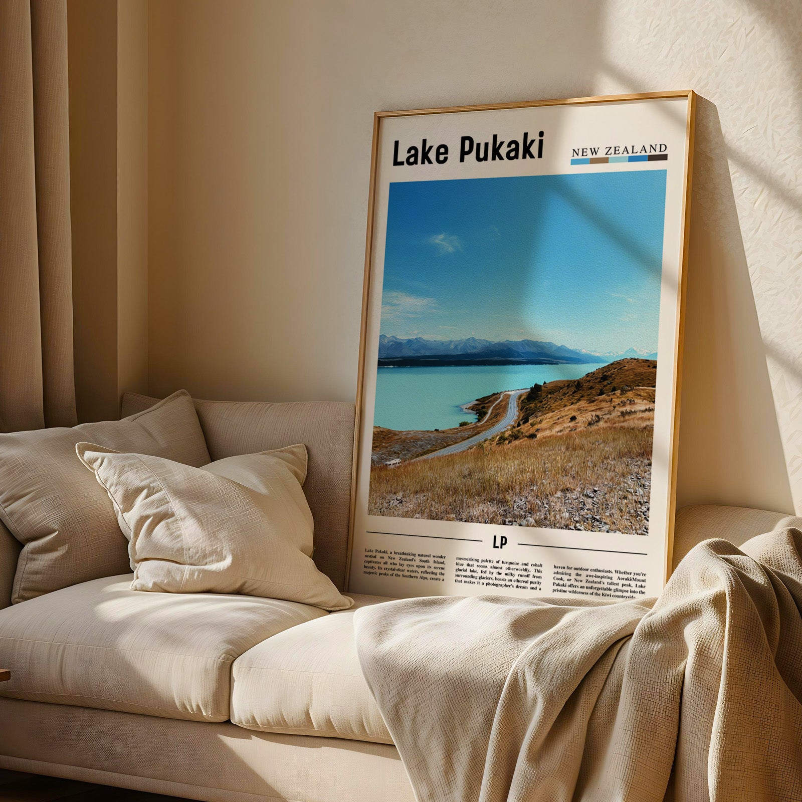 Lake Pukaki New Zealand Photographic Poster