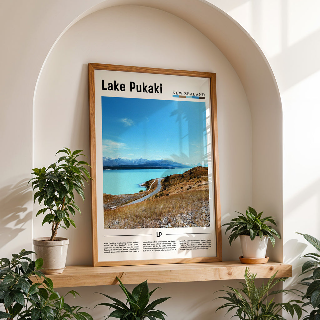 Lake Pukaki New Zealand Photographic Poster