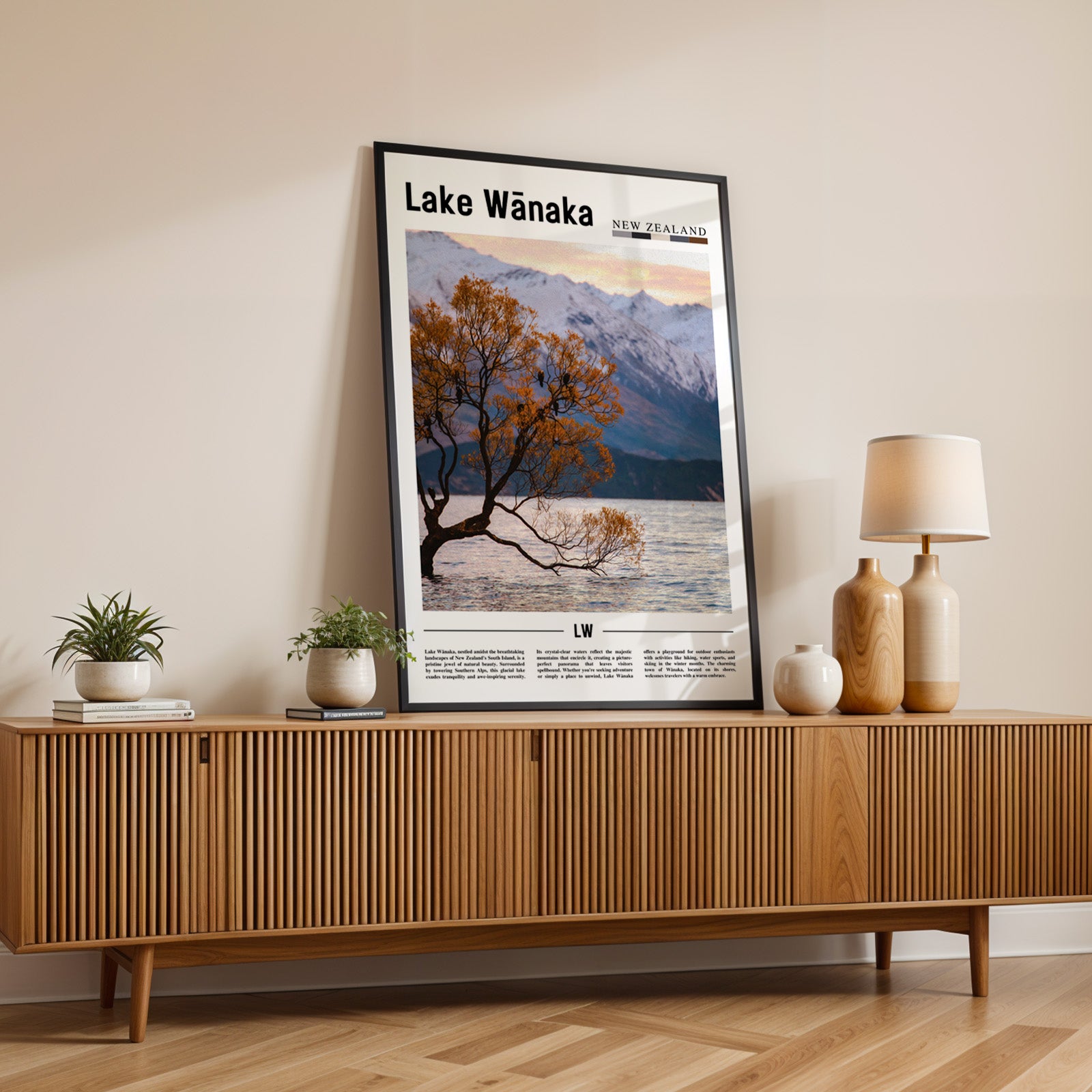 Lake Wānaka New Zealand Photographic Poster