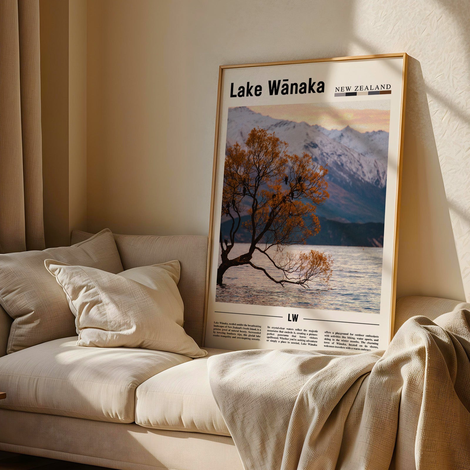 Lake Wānaka New Zealand Photographic Poster