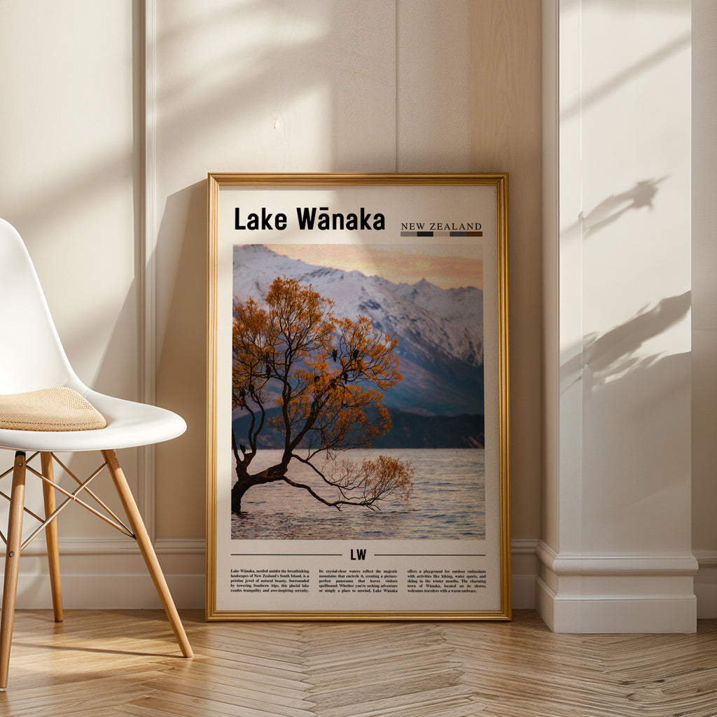 Lake Wānaka New Zealand Photographic Poster