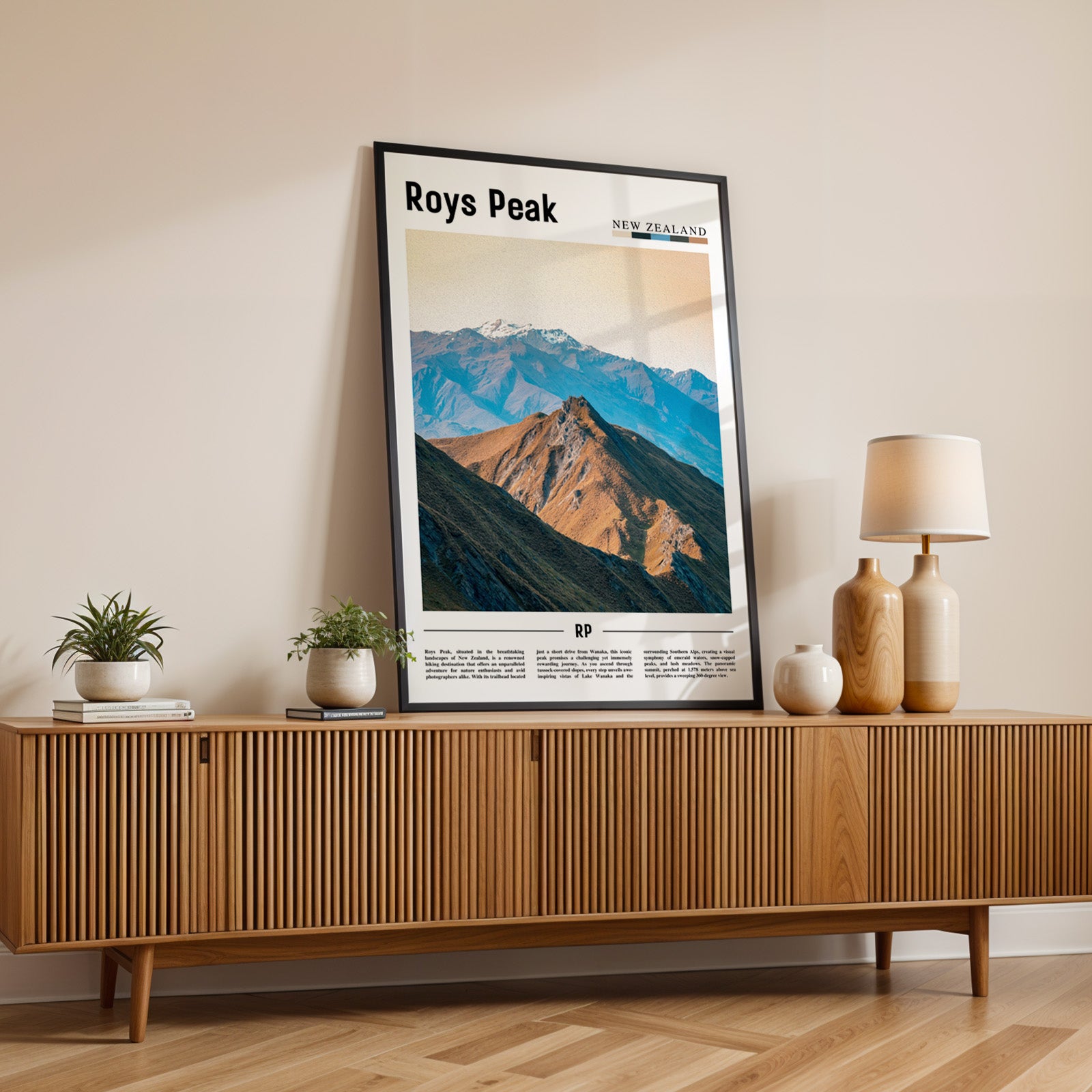 Roys Peak New Zealand Photographic Poster