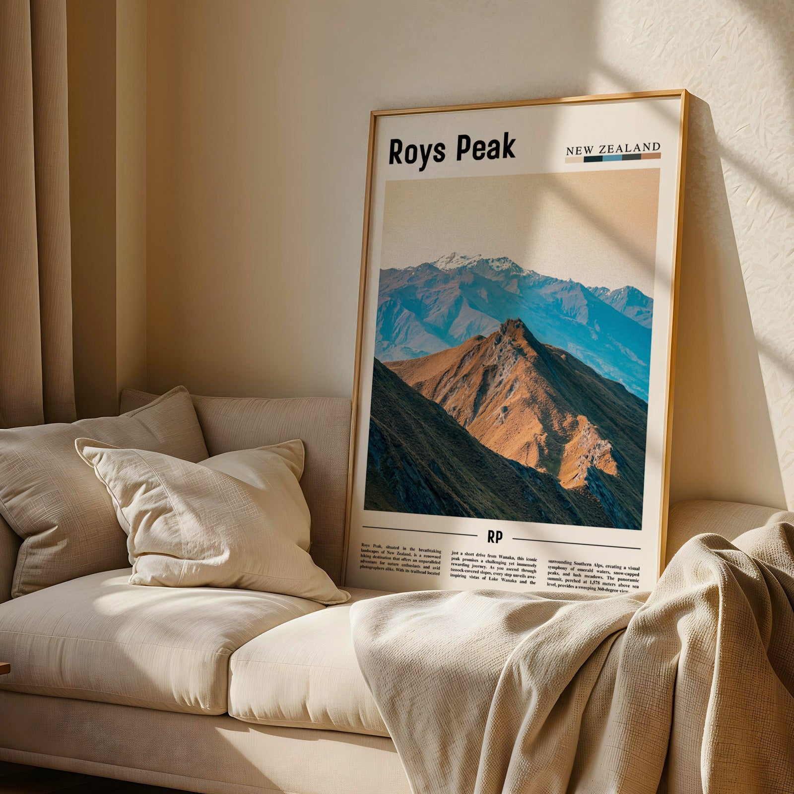Roys Peak New Zealand Photographic Poster