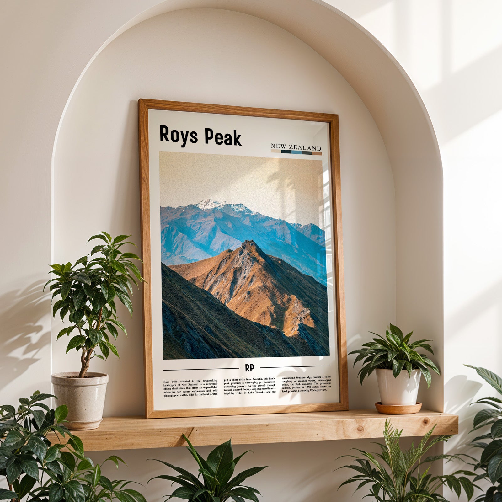 Roys Peak New Zealand Photographic Poster