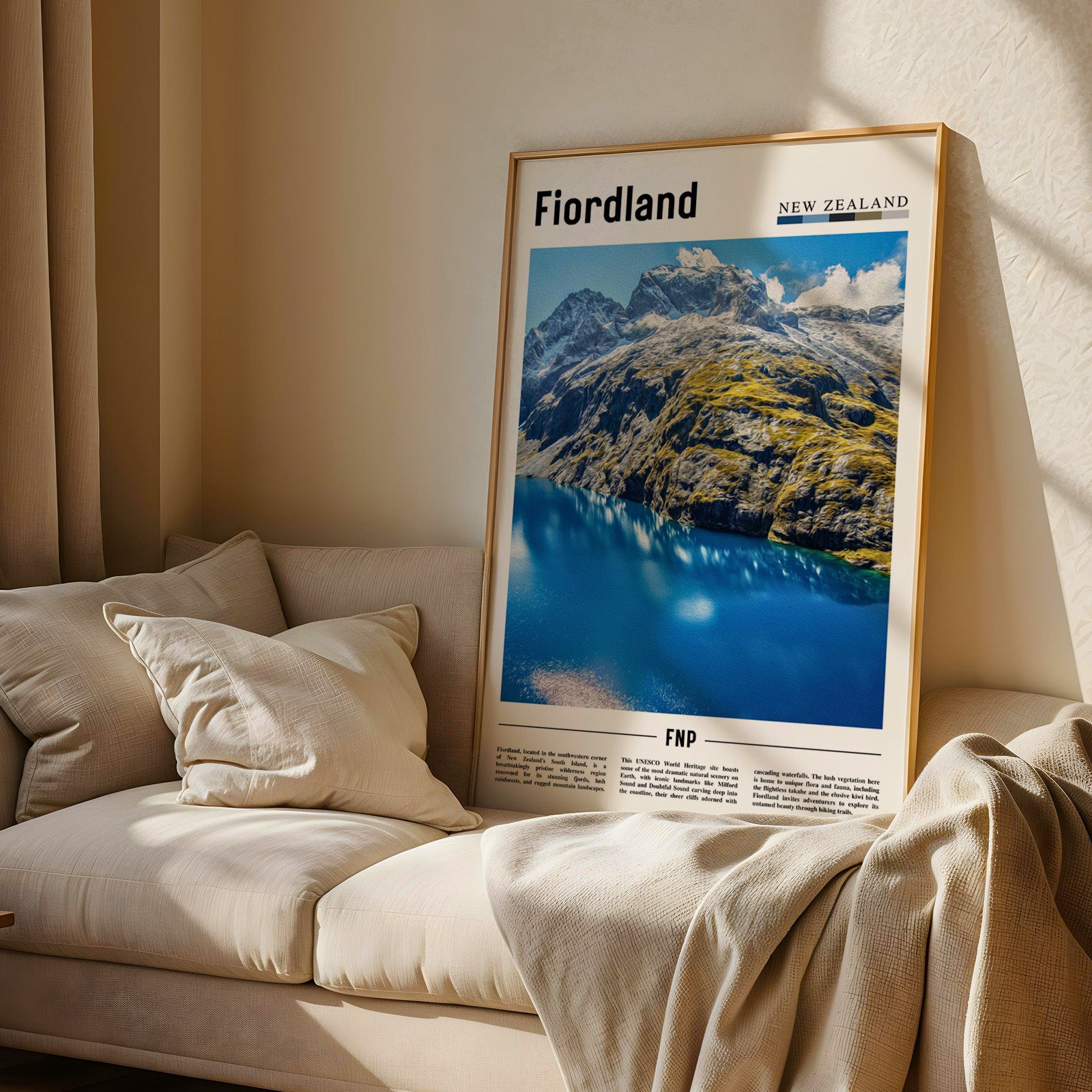 Fiordland New Zealand Photographic Poster