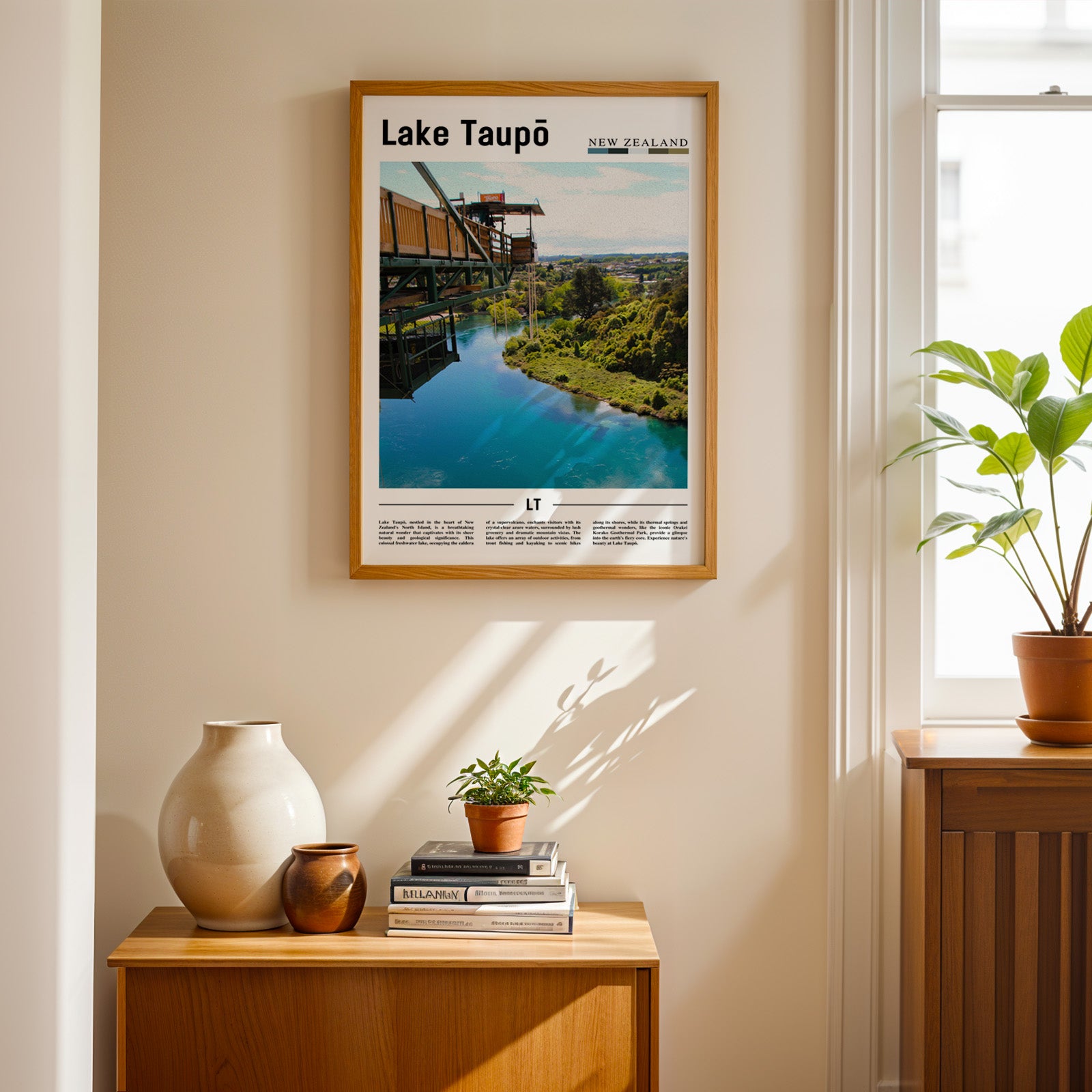 Lake Taupō New Zealand Photographic Poster