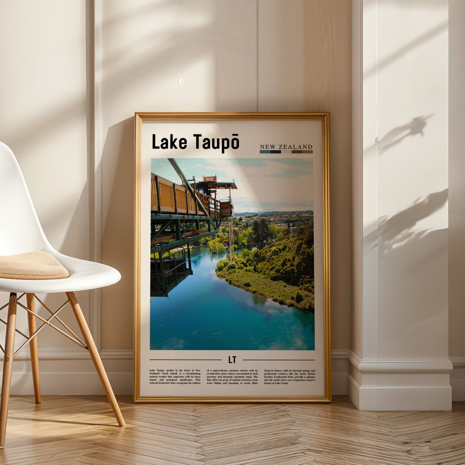 Lake Taupō New Zealand Photographic Poster