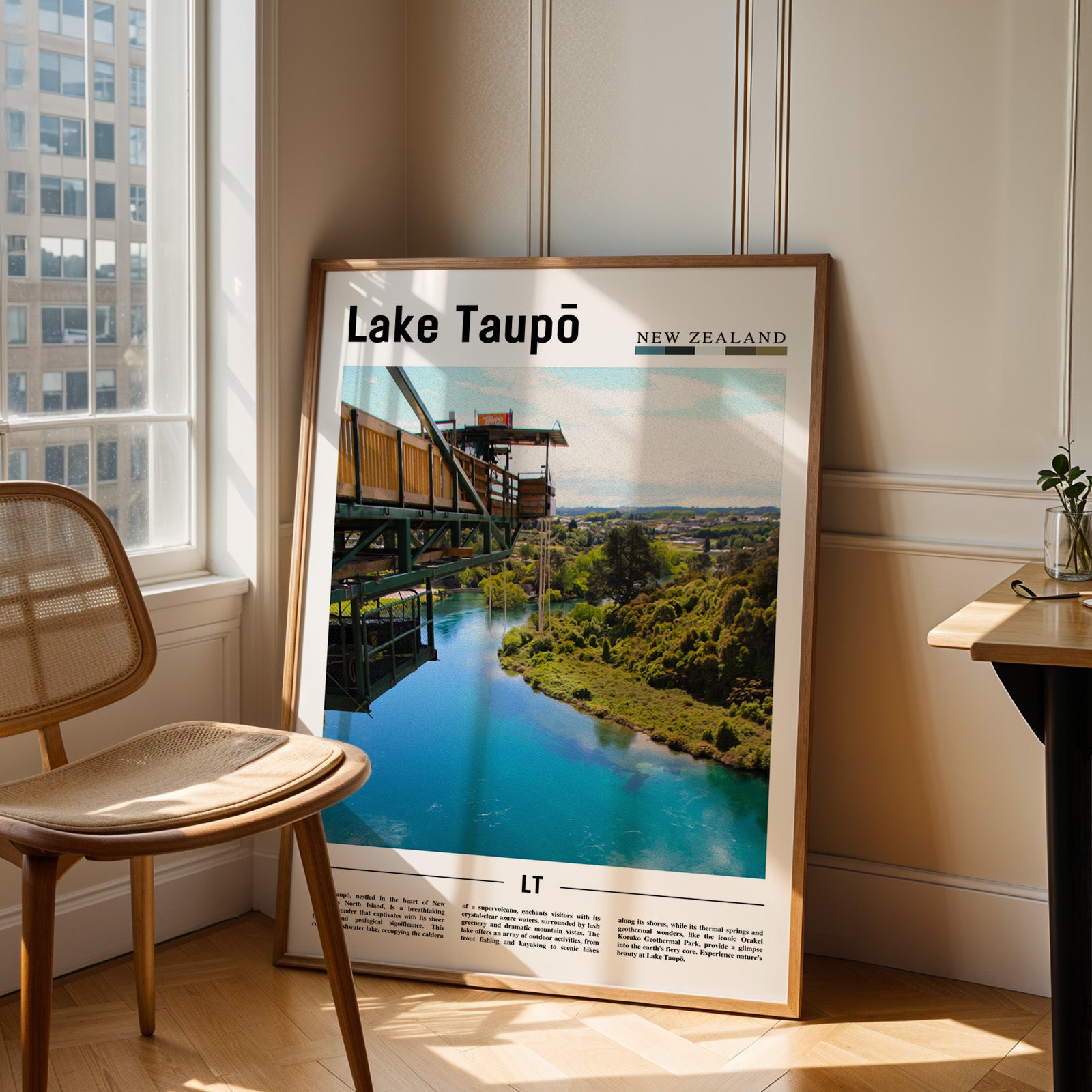 Lake Taupō New Zealand Photographic Poster