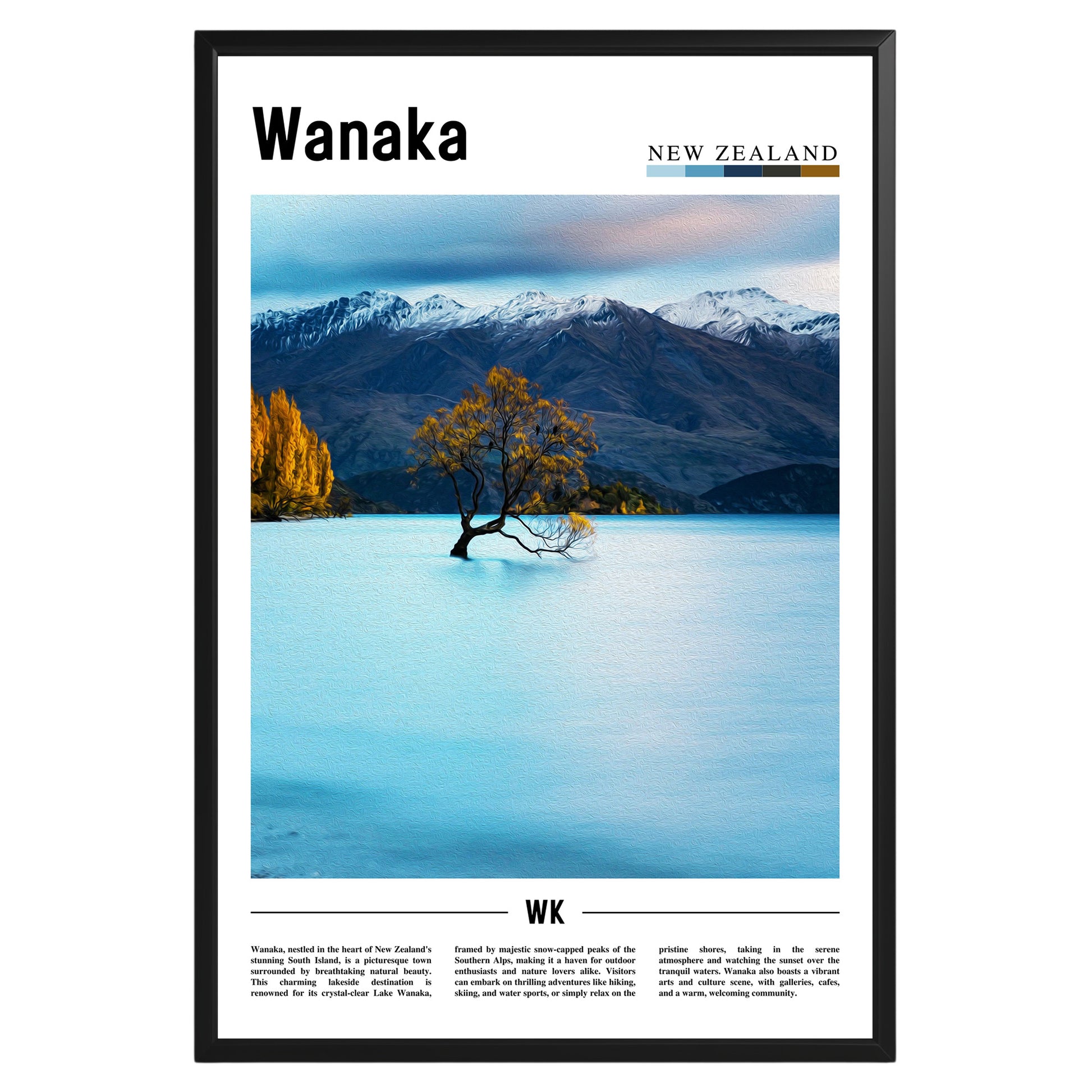 Wanaka New Zealand Photographic Poster