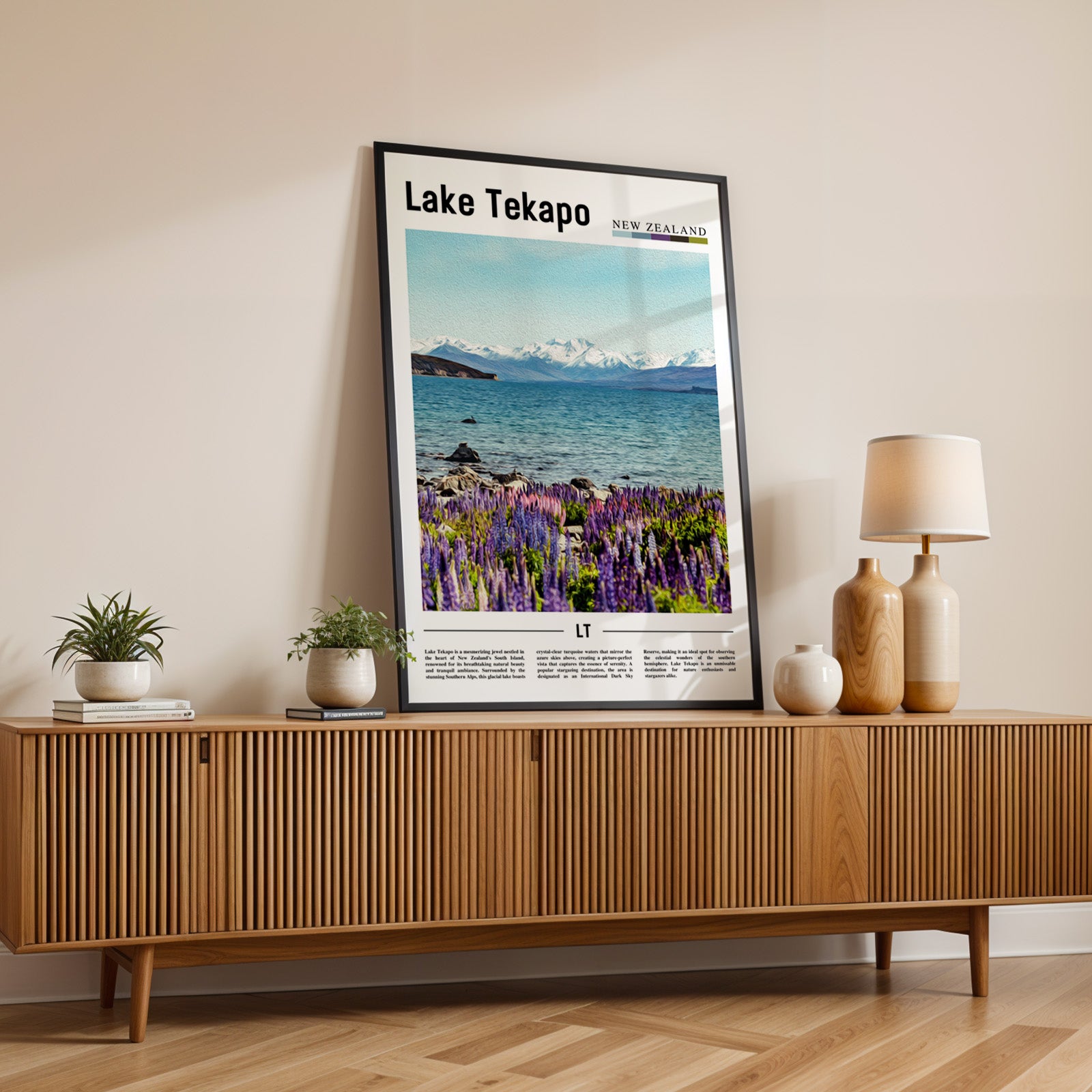 Lake Tekapo New Zealand Photographic Poster