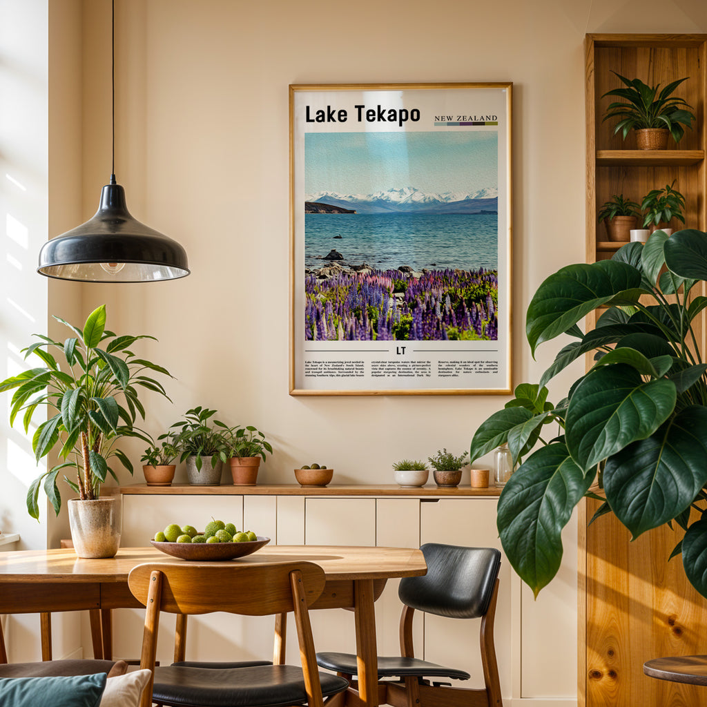 Lake Tekapo New Zealand Photographic Poster