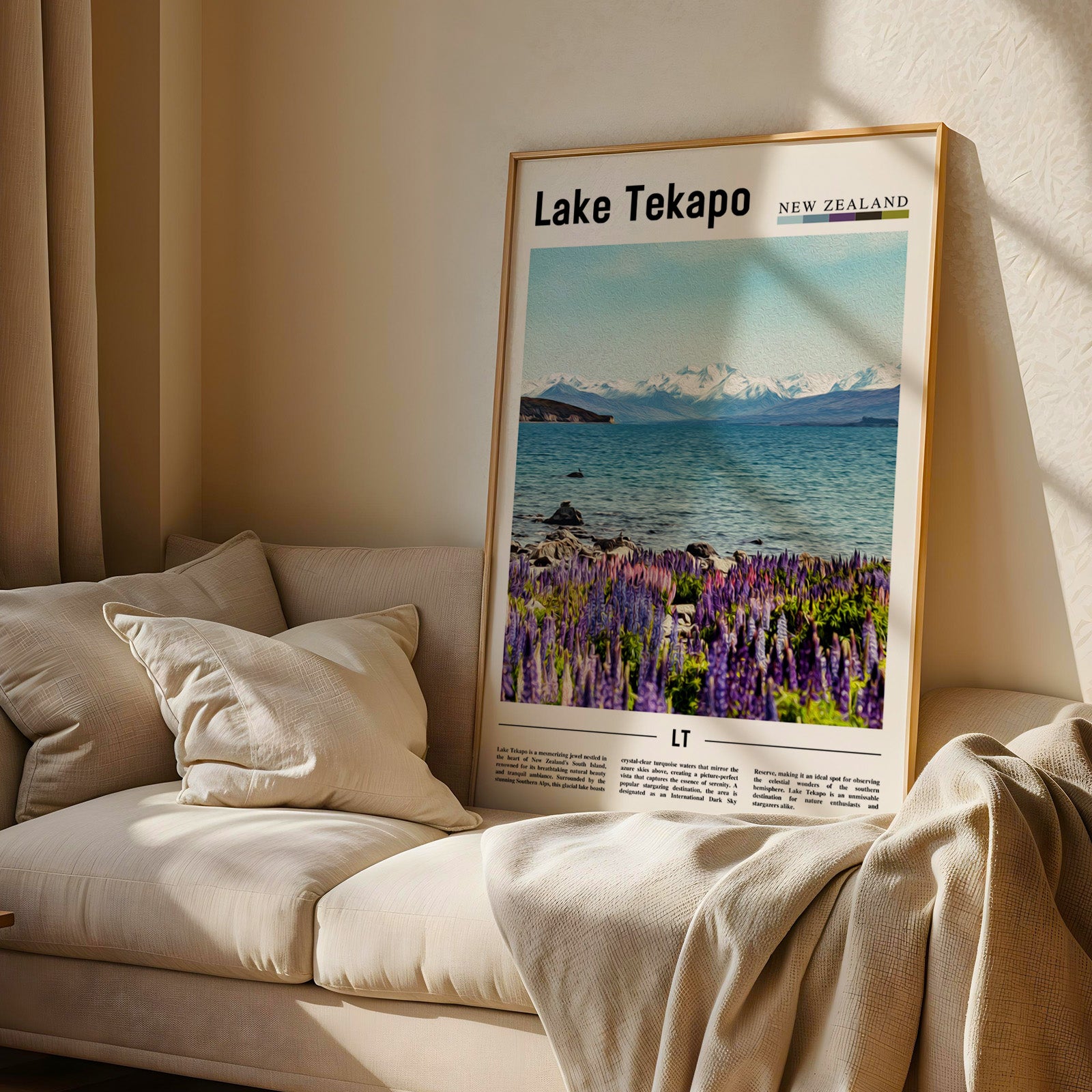 Lake Tekapo New Zealand Photographic Poster