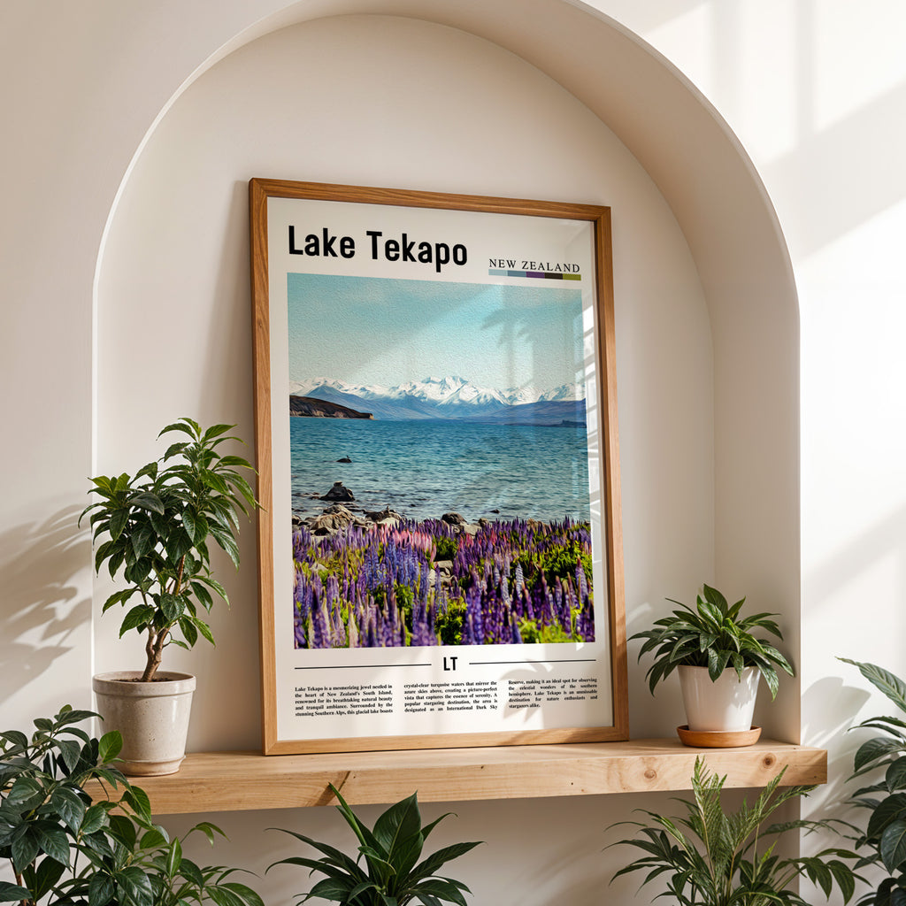 Lake Tekapo New Zealand Photographic Poster