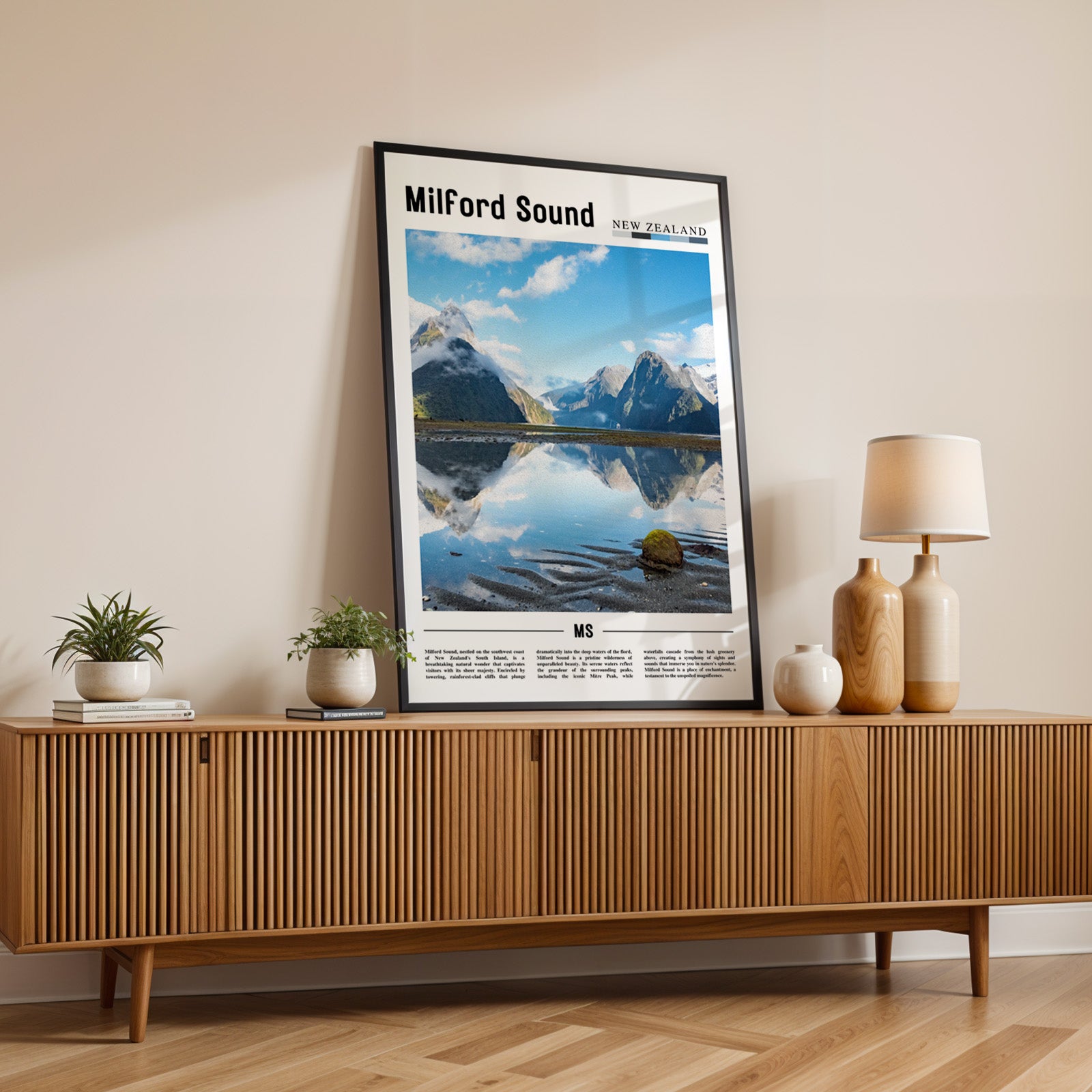Milford Sound New Zealand Photographic Poster