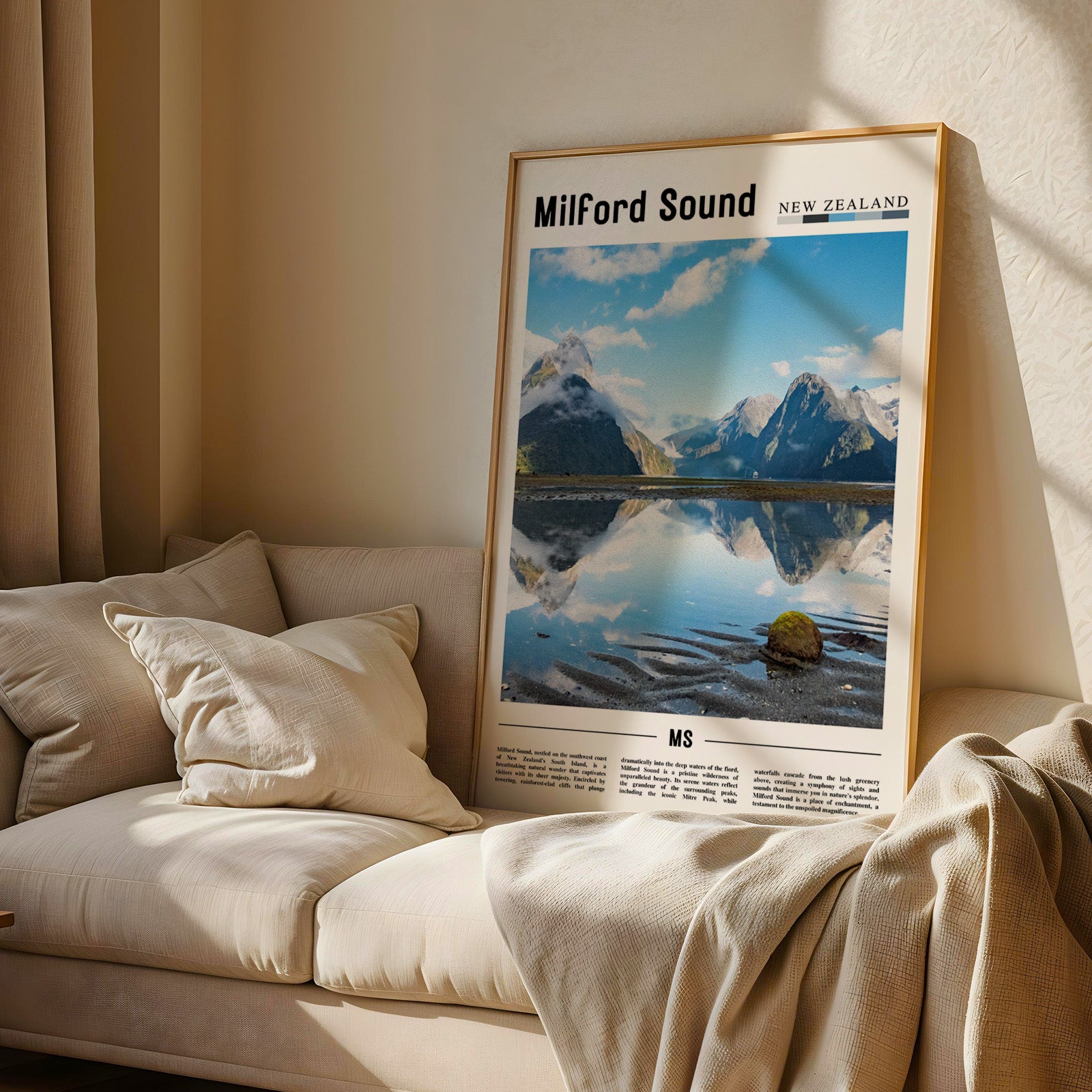 Milford Sound New Zealand Photographic Poster
