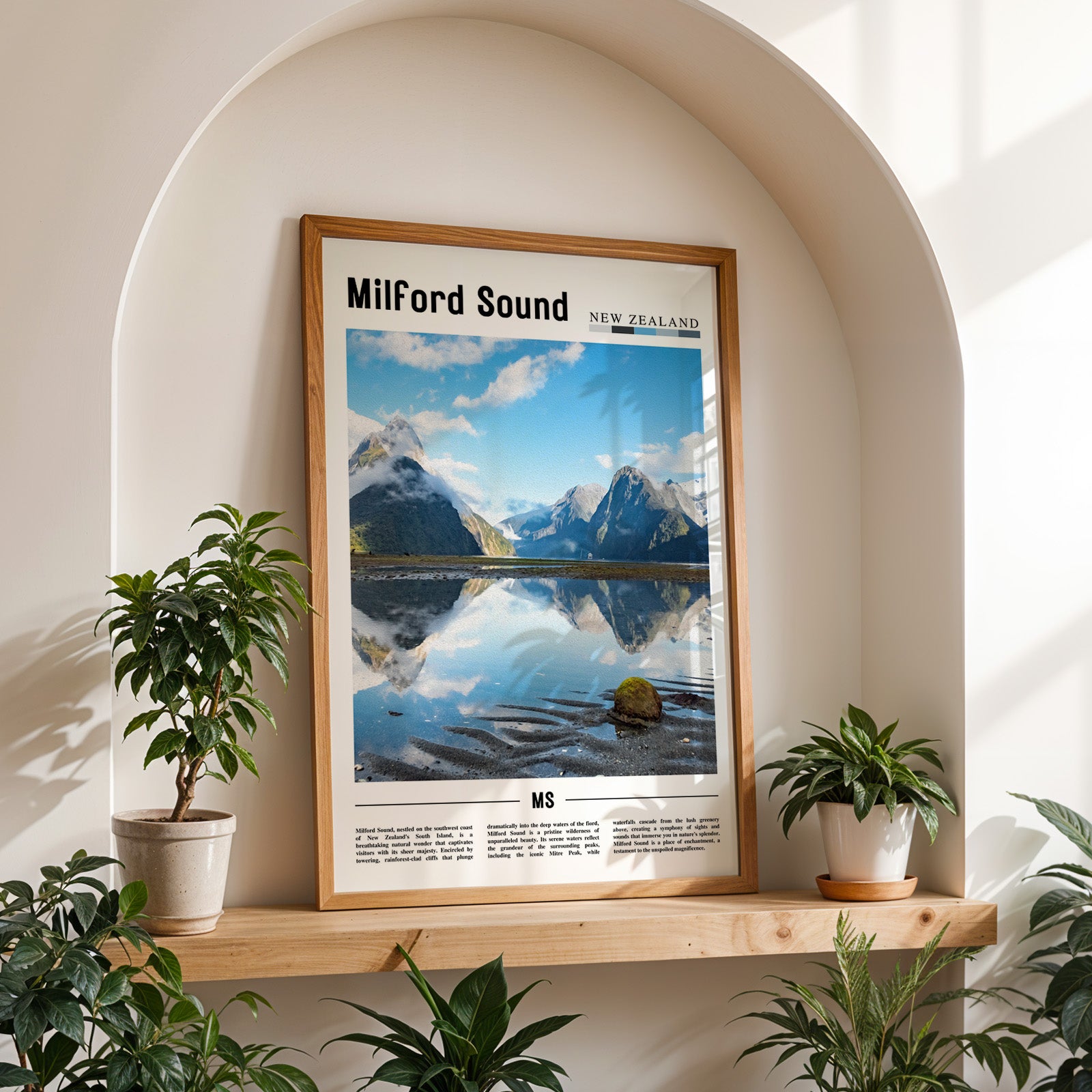 Milford Sound New Zealand Photographic Poster