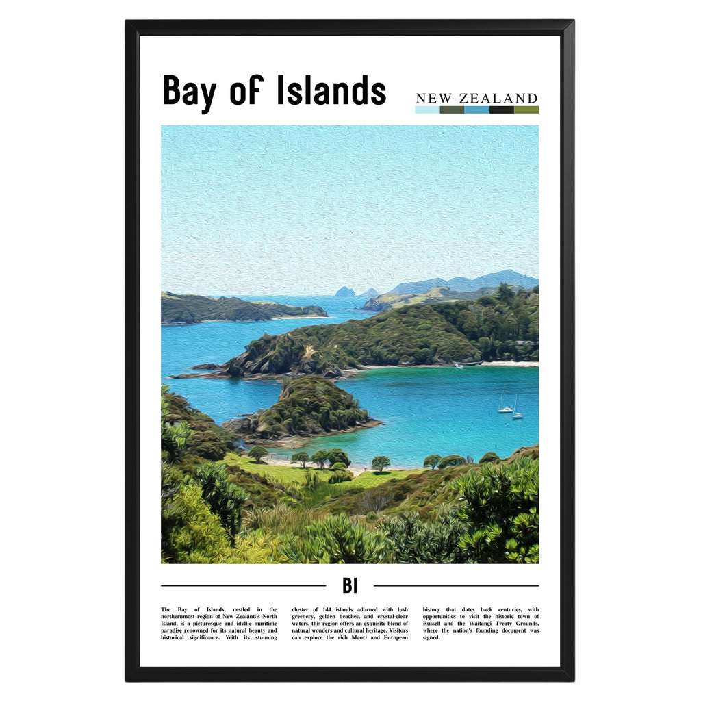 Bay of Islands New Zealand Photographic Poster