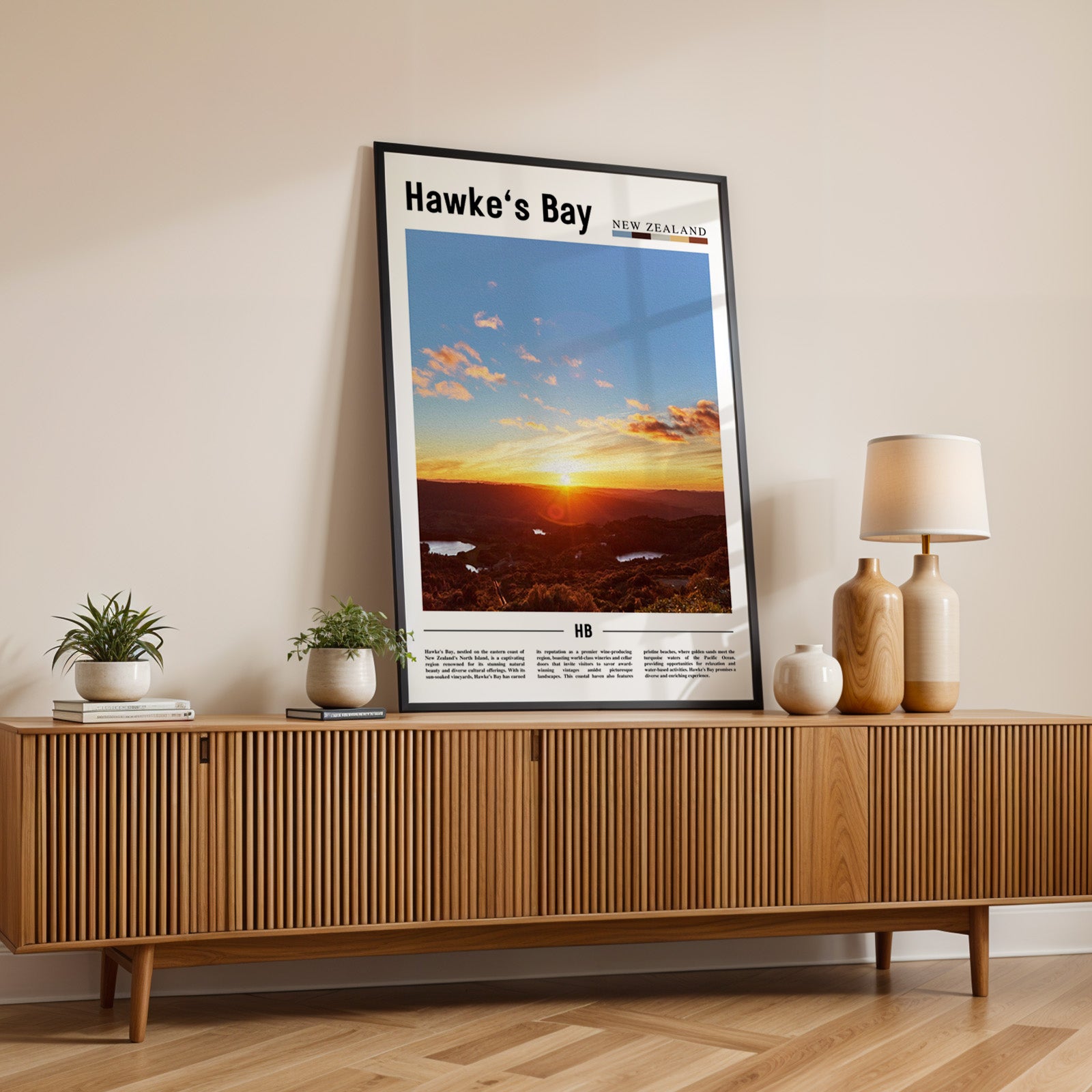 Hawke's Bay New Zealand Photographic Poster