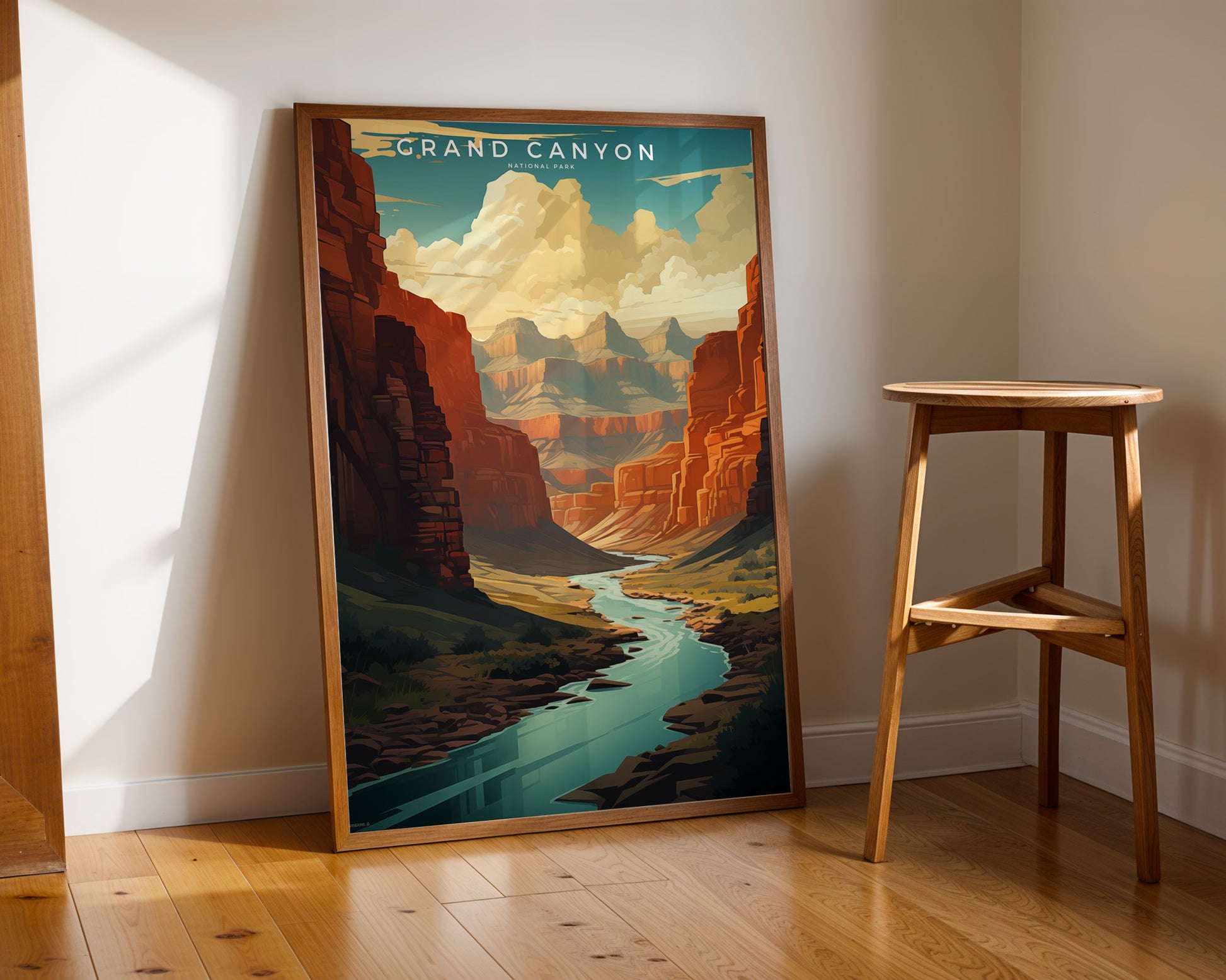 Grand Canyon National Park Retro Poster - GroovyGrove