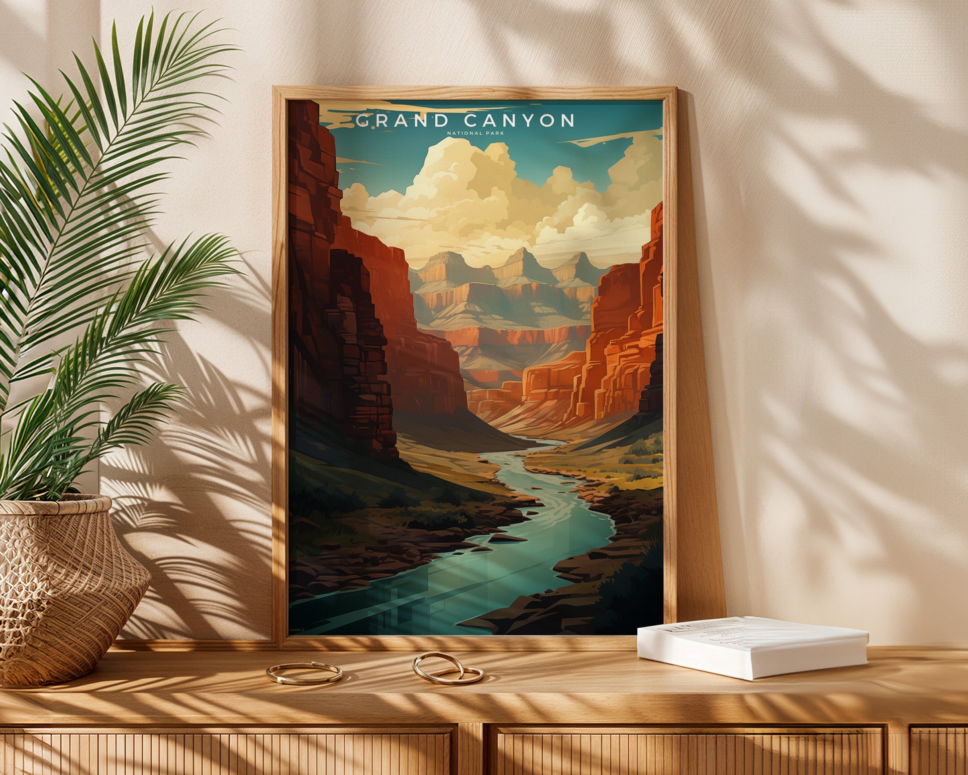 Grand Canyon National Park Retro Poster - GroovyGrove