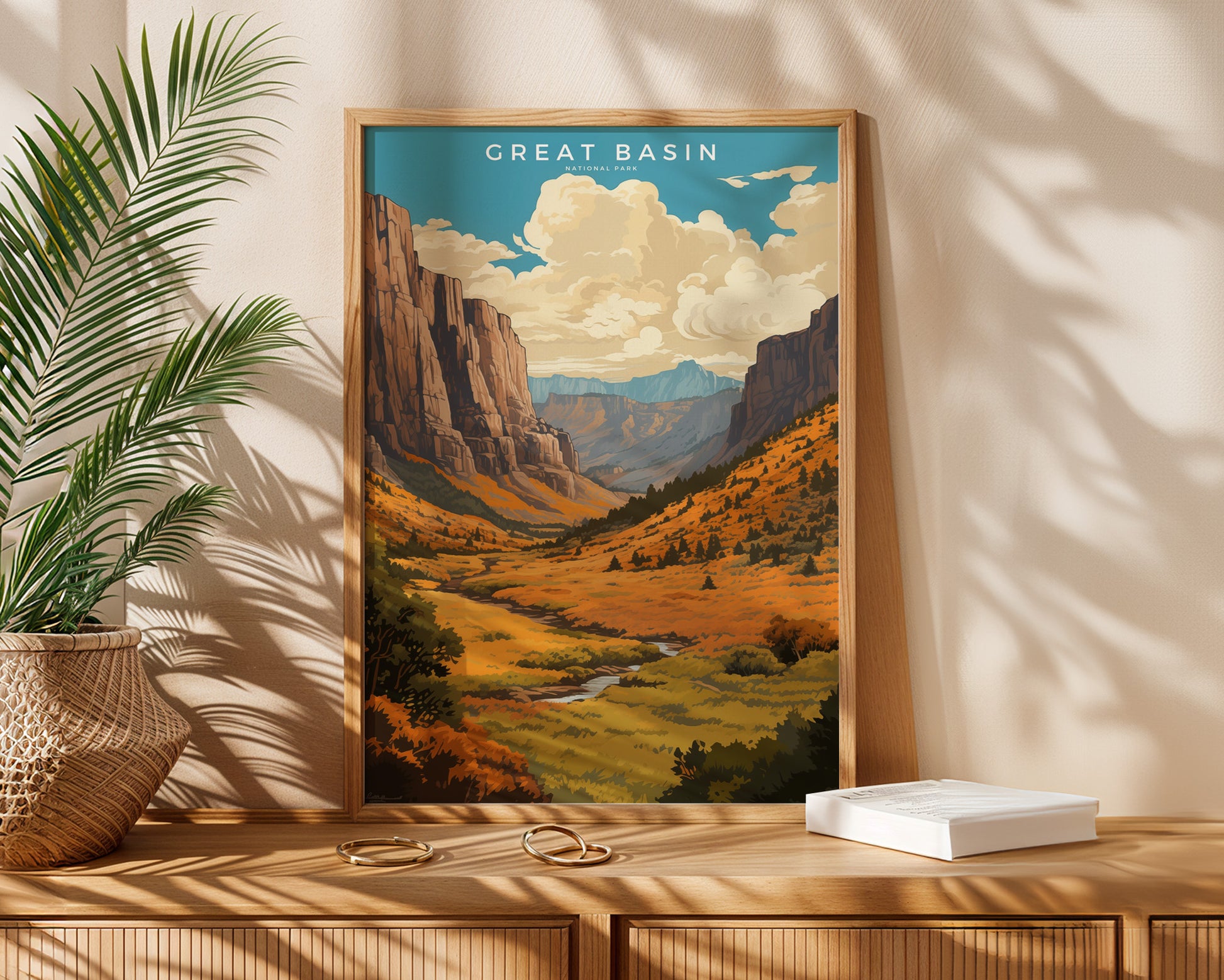 Great Basin National Park Retro Poster - GroovyGrove