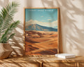 Great Sand Dunes National Park Retro Poster - GroovyGrove