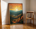 Great Smoky Mountains National Park Retro Poster - GroovyGrove