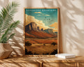 Guadalupe Mountains National Park Retro Poster - GroovyGrove