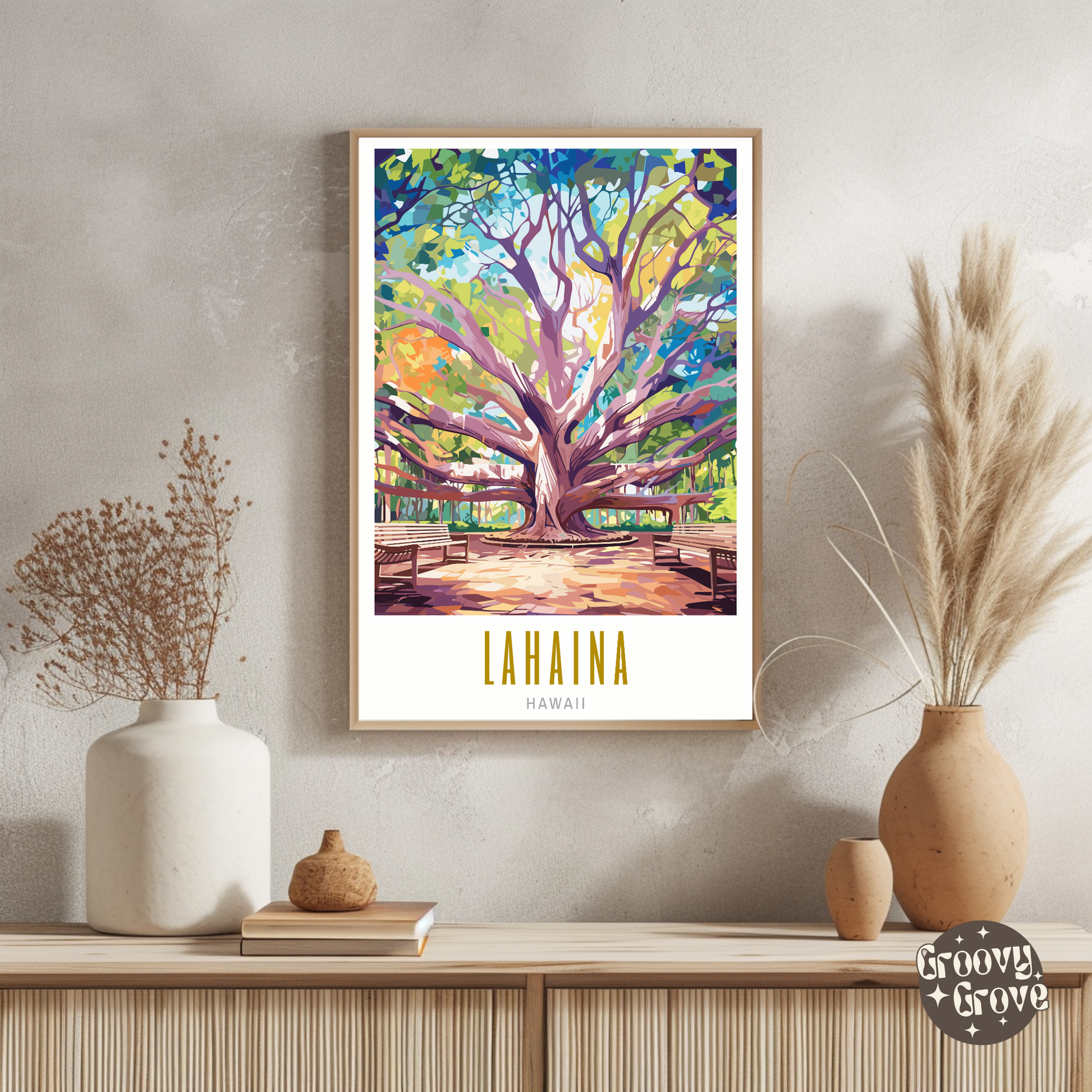 Lahaina Hawaii Poster - GroovyGrove