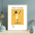 Pina Colada Retro Cocktail Poster - GroovyGrove