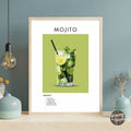 Mojito Retro Cocktail Poster - GroovyGrove