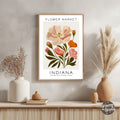 Indiana Flower Market Poster - GroovyGrove