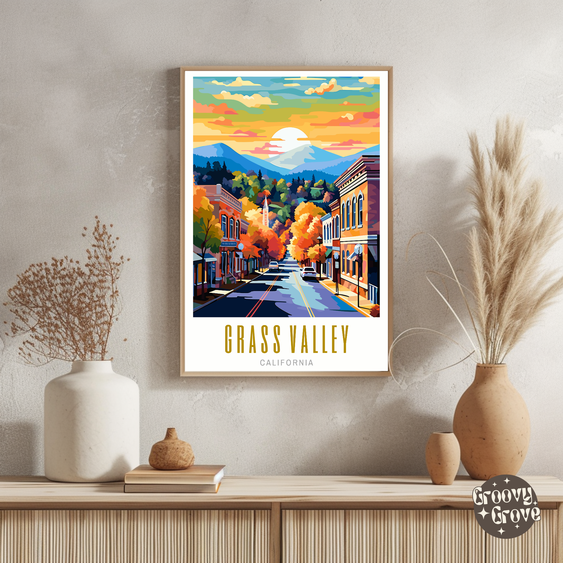 Grass Valley California Poster - GroovyGrove