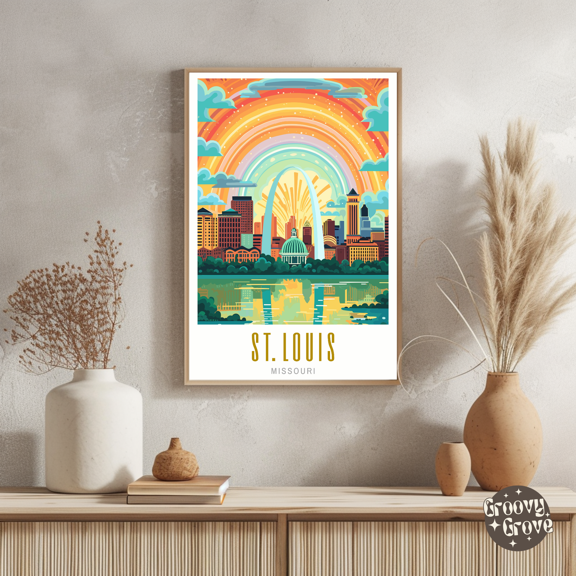 St. Louis Missouri Poster - GroovyGrove