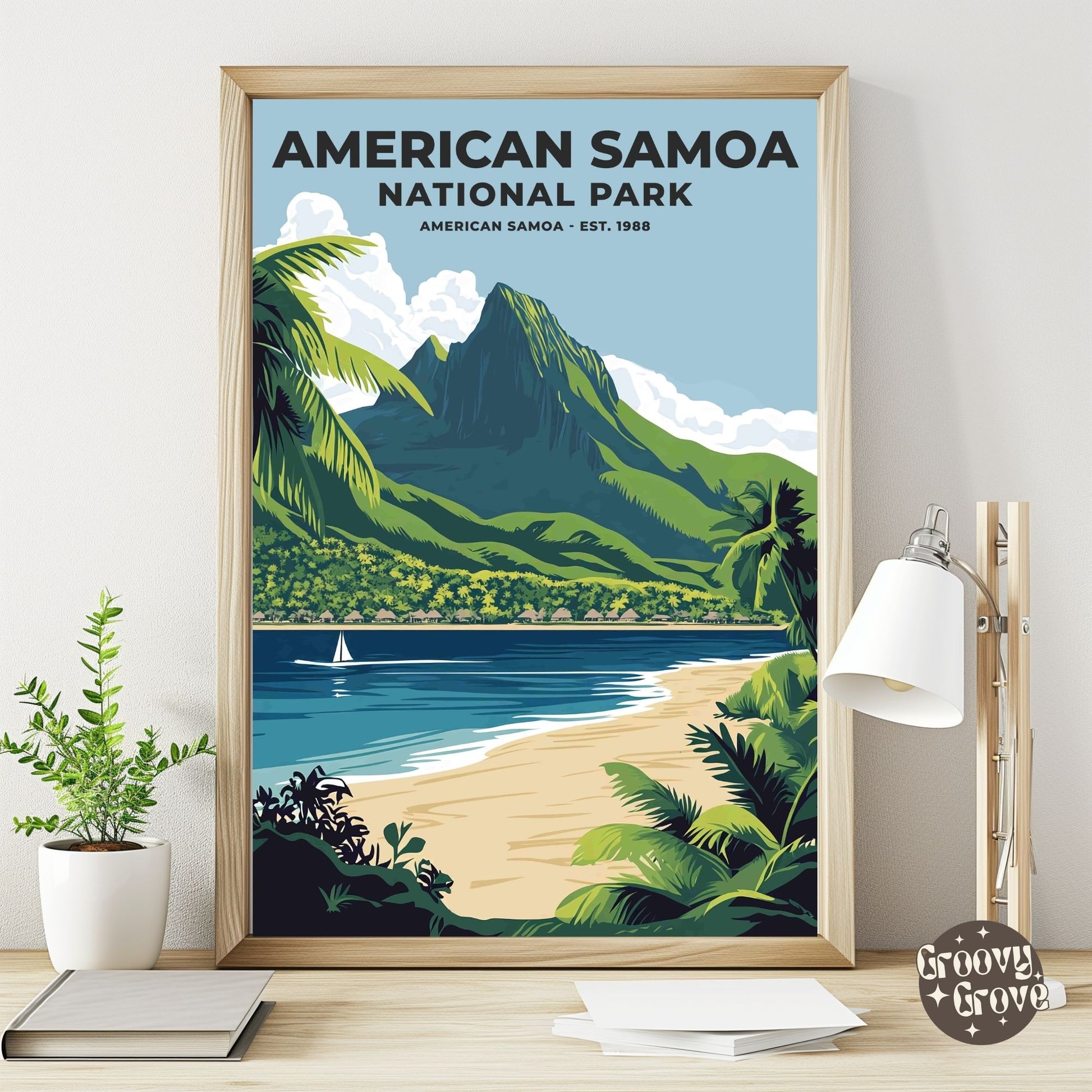 American Samoa National Park Poster - GroovyGrove