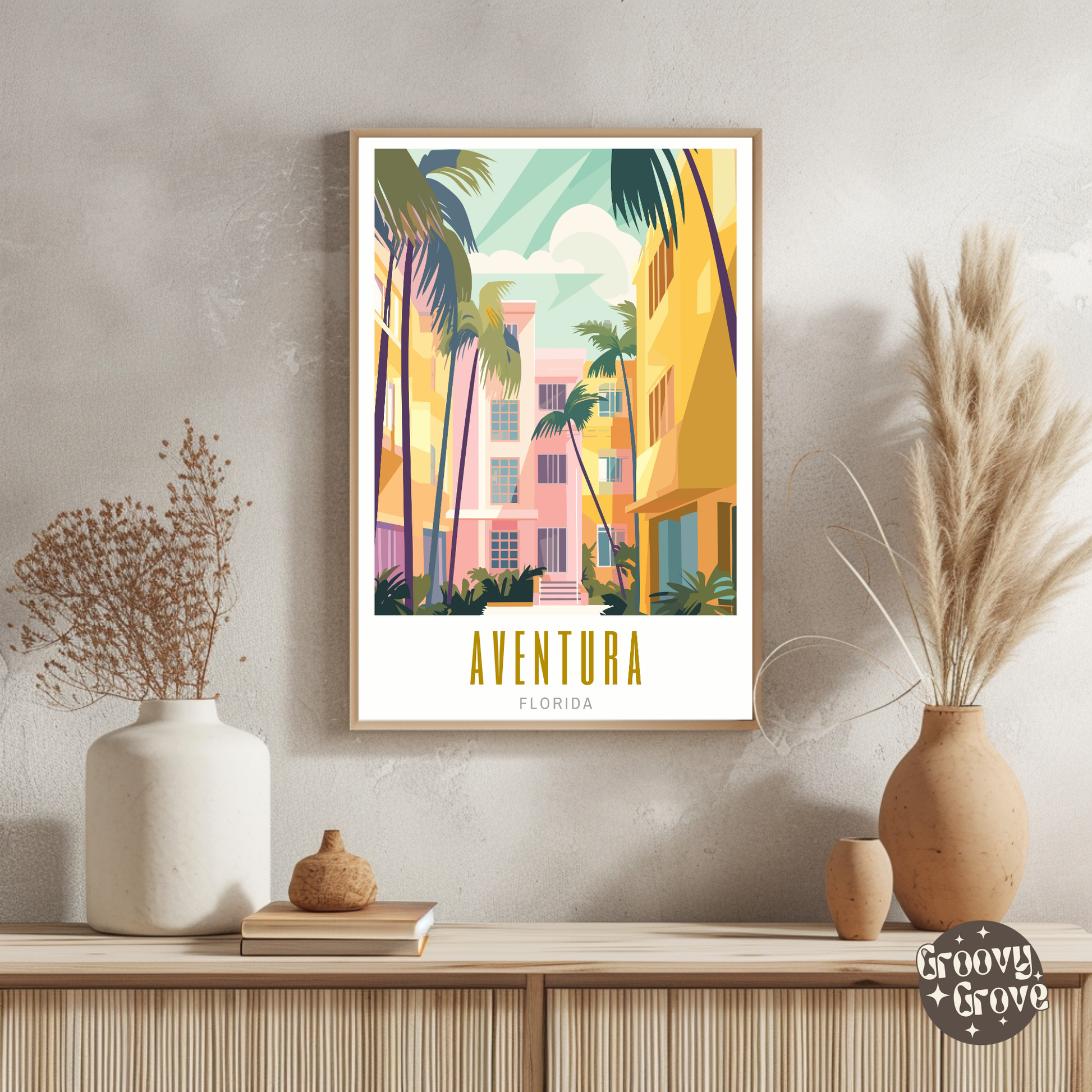 Aventura Florida Poster - GroovyGrove