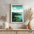 Isle Royale National Park Vintage Poster - GroovyGrove