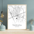 Valdosta Georgia City Map Poster - GroovyGrove