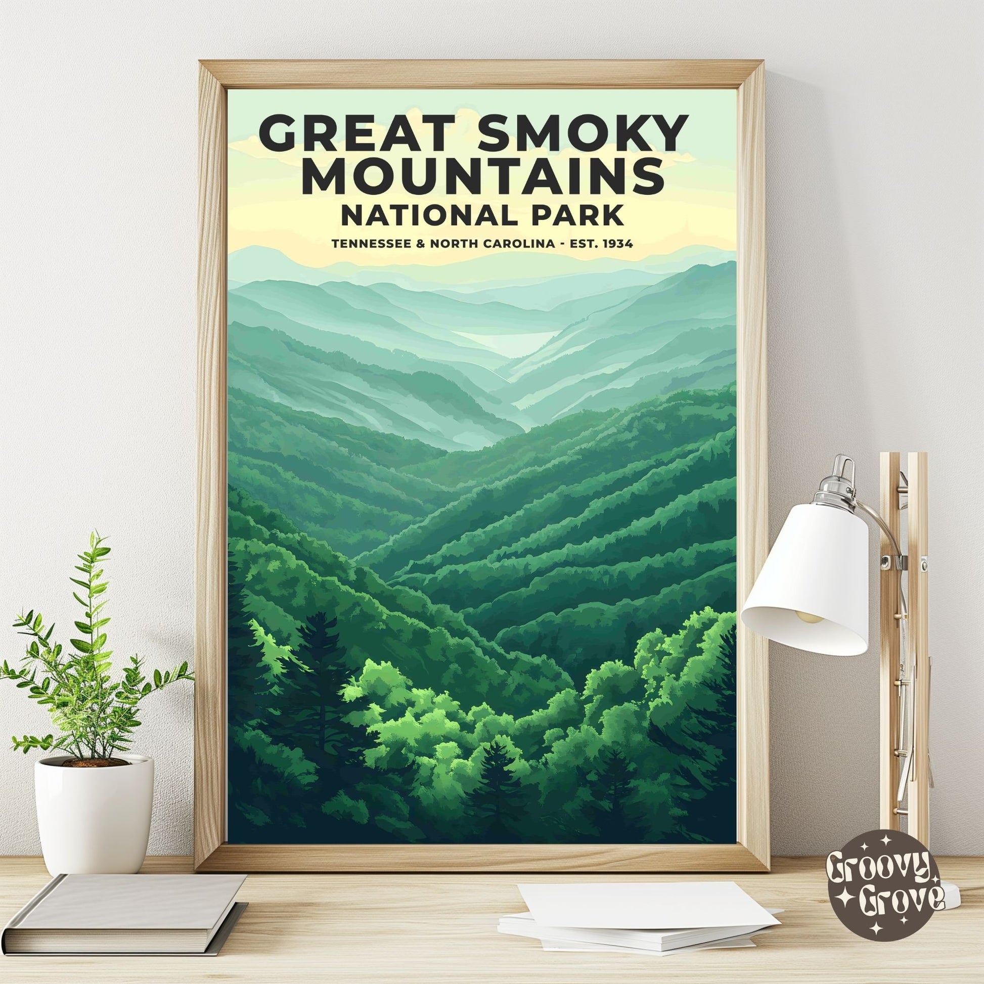 Great Smoky Mountains National Park Poster - GroovyGrove