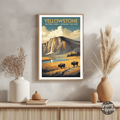 Yellowstone National Park Vintage Poster - GroovyGrove