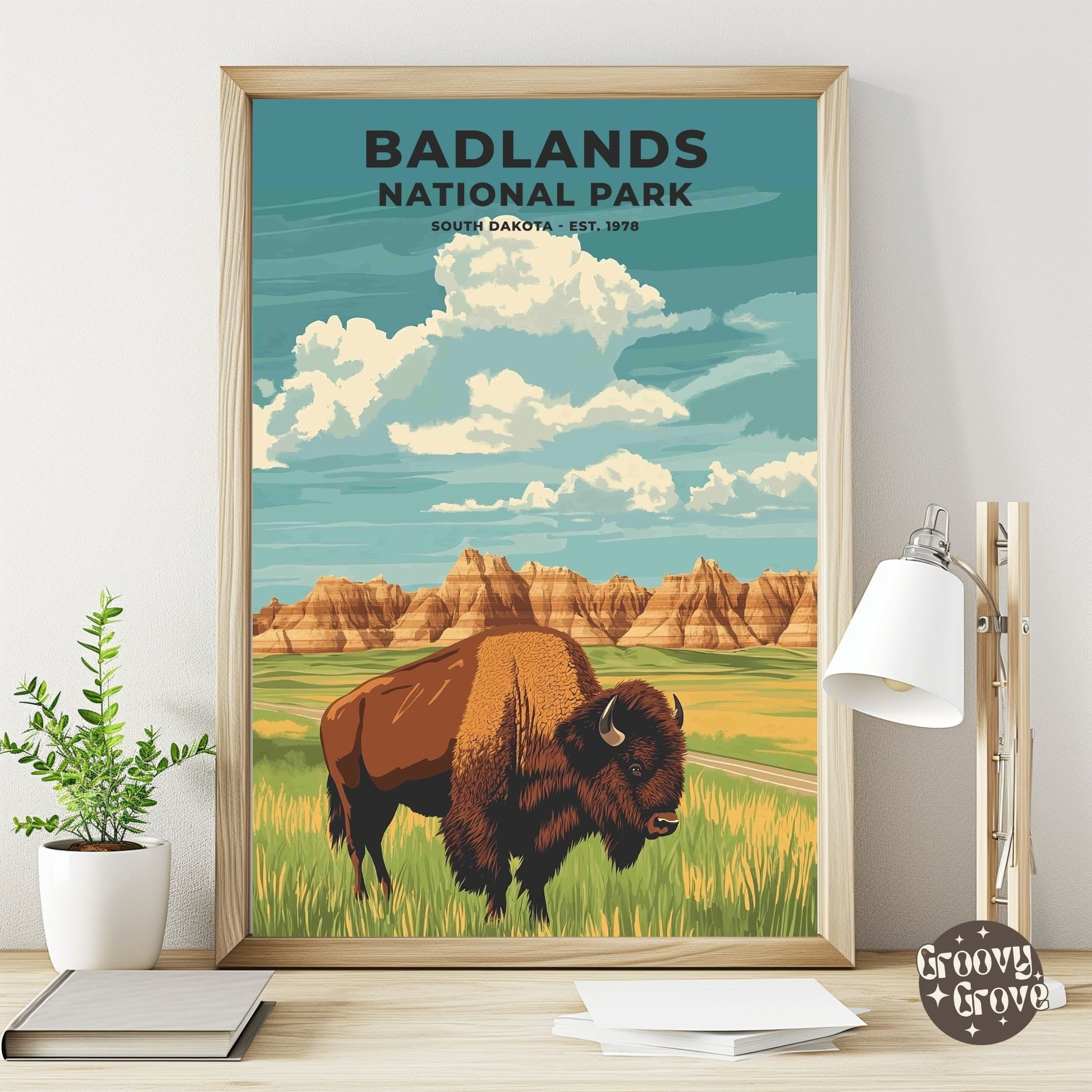 Badlands National Park Poster - GroovyGrove