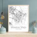 Mission Viejo California City Map Poster - GroovyGrove