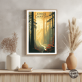 Kings Canyon National Park Vintage Poster - GroovyGrove