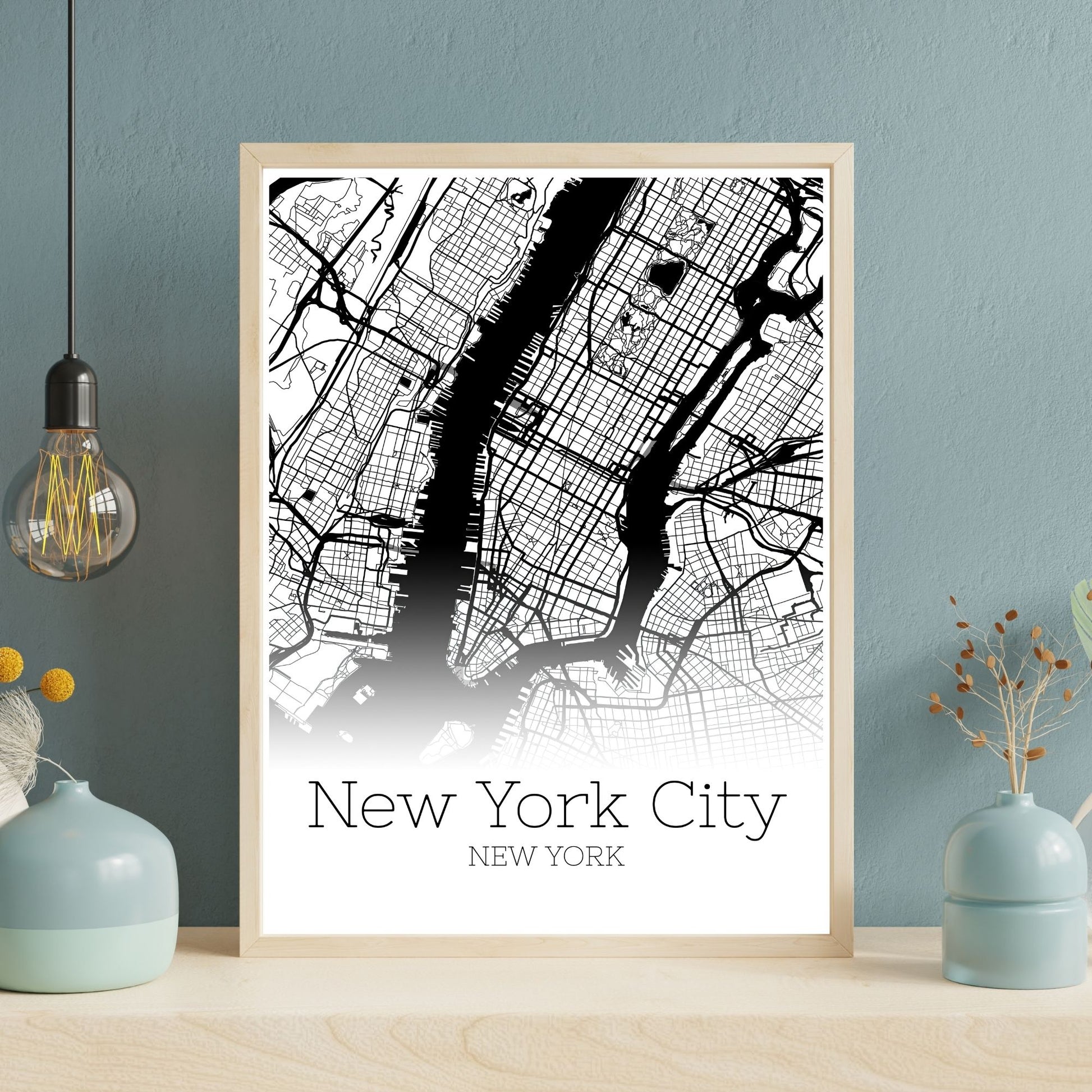 New York City Map Poster - GroovyGrove