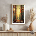 Redwood National Park Vintage Poster - GroovyGrove