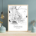 Deltona Florida City Map Poster - GroovyGrove