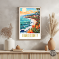 Orange Country California Poster - GroovyGrove