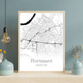 Florissant Missouri City Map Poster - GroovyGrove