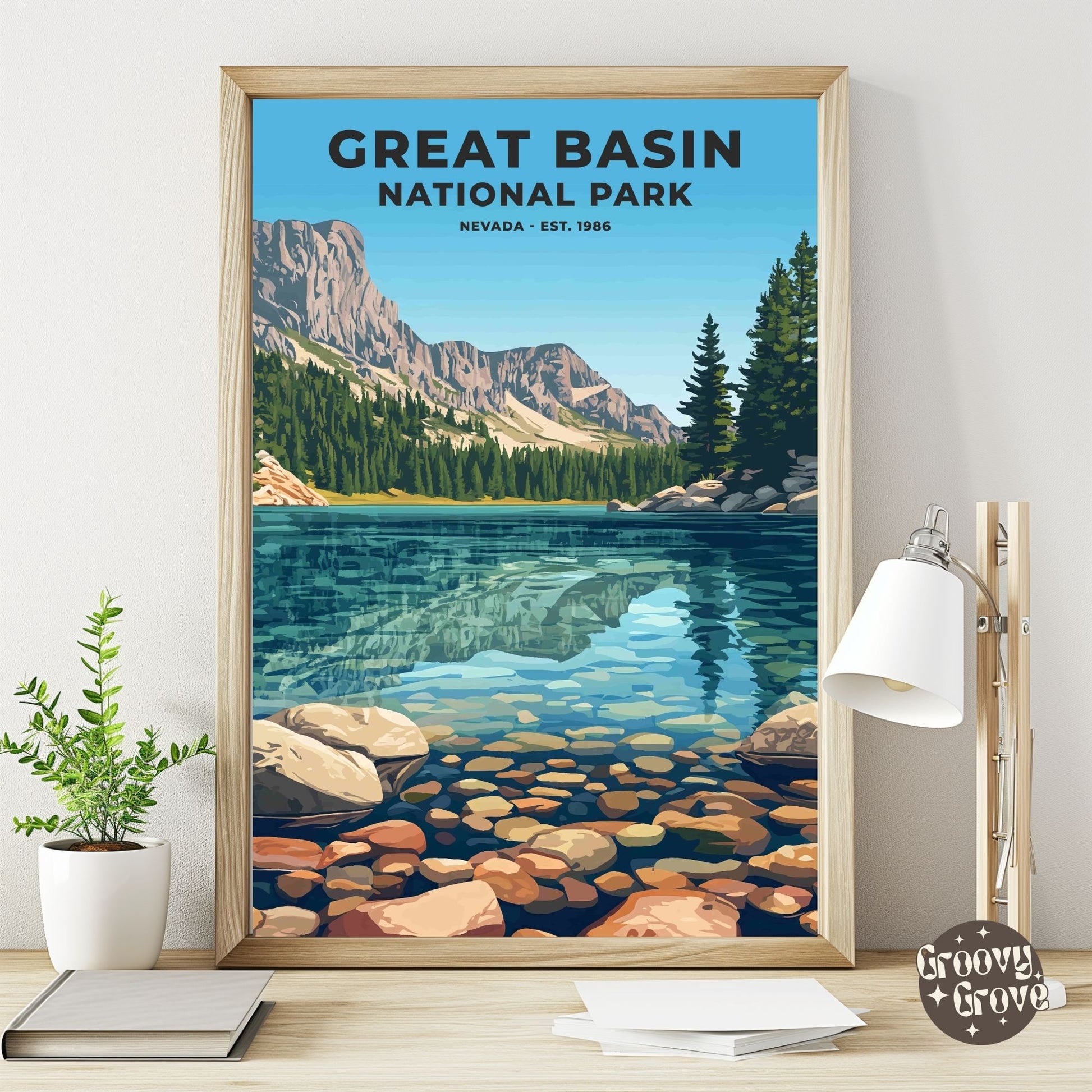 Great Basin National Park Poster - GroovyGrove